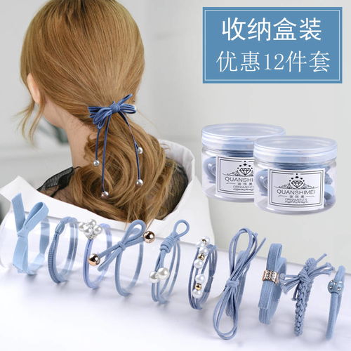 發圈新風尚 當小豬頭繩邂逅橡皮筋，韓式簡約引領小清新美學